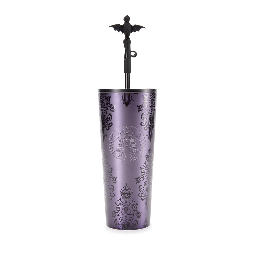 The Haunted Mansion 24oz.
Stainless Steel Starbucks
Tumbler with Straw